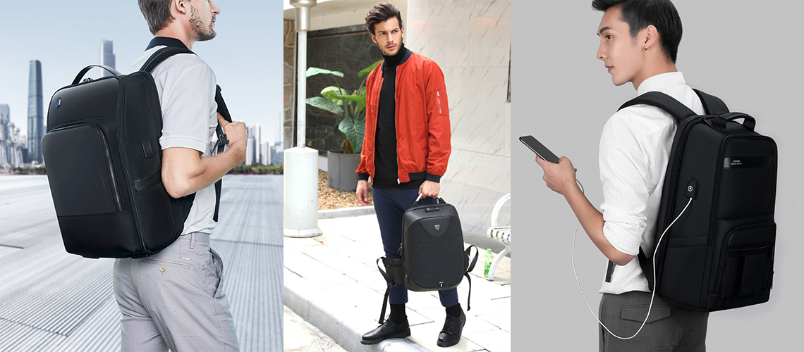 Synthesize the most fashionable, high-class, and trendy backpack models